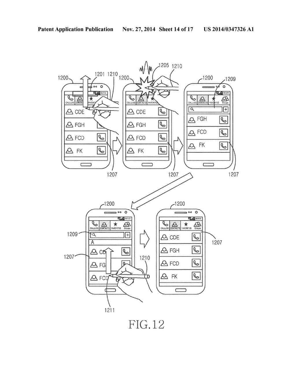 USER INPUT USING HOVERING INPUT - diagram, schematic, and image 15