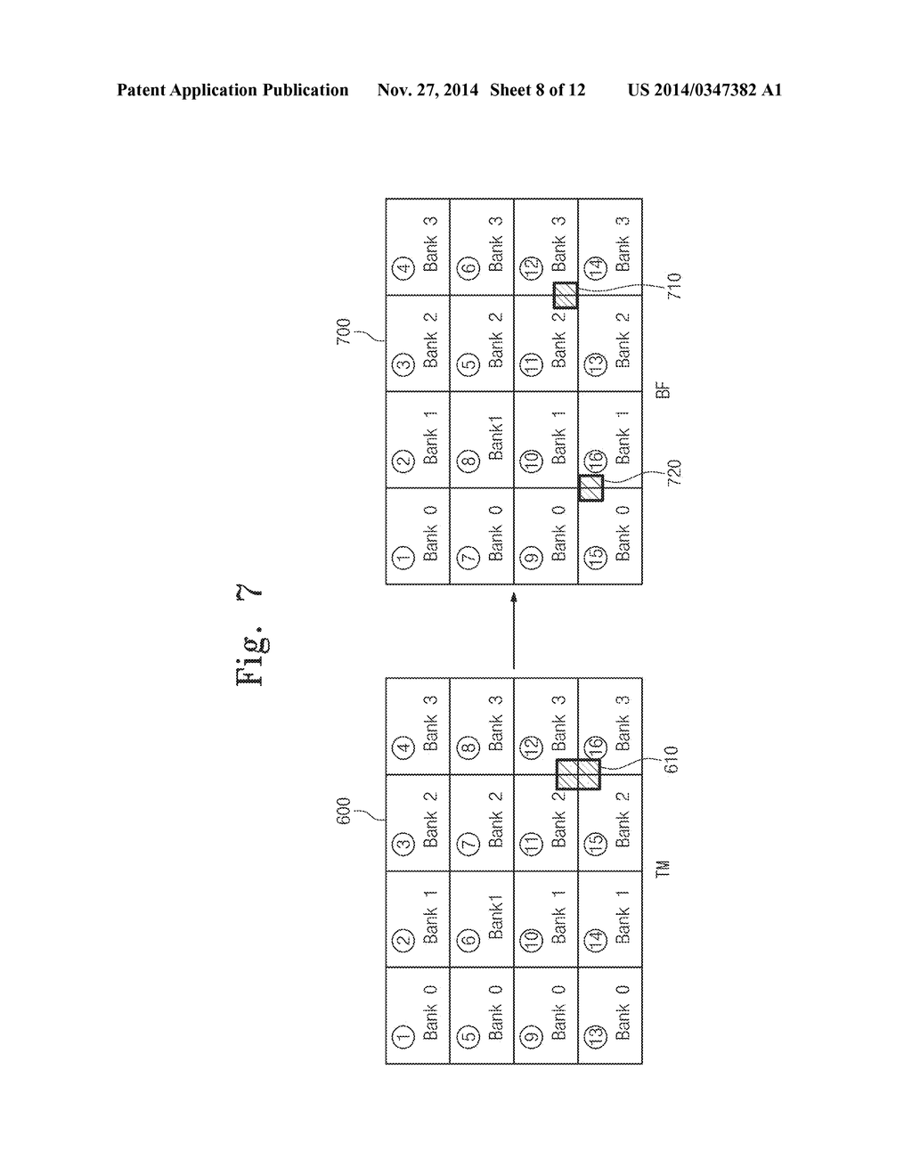METHOD AND APPARATUS FOR PERFORMING ADAPTIVE MEMORY BANK ADDRESSING - diagram, schematic, and image 09
