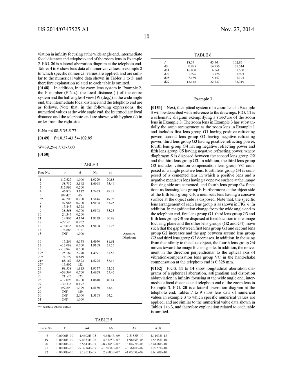 Zoom Lens and Imaging Apparatus - diagram, schematic, and image 34