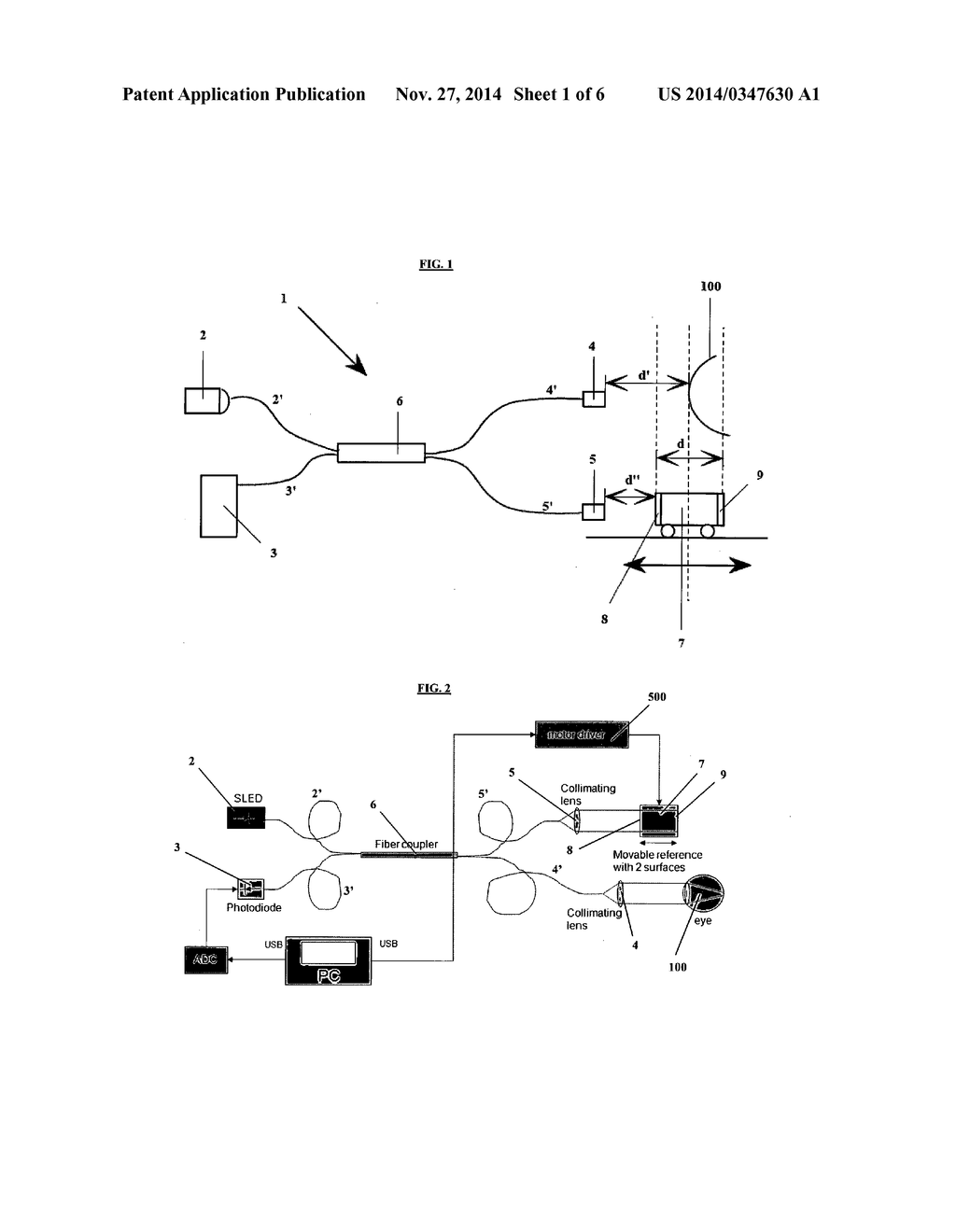 Fast measurement of ocular axial length - diagram, schematic, and image 02