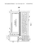 WIRELESS DEVICES WITH FLEXIBLE MONITORS AND KEYBOARDS diagram and image