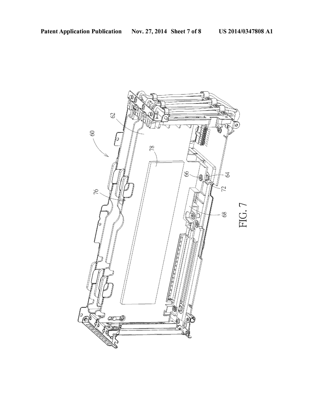 DISASSEMBLY MECHANISM FOR RAPIDLY DISASSEMBLING AN EXPANSION CARD - diagram, schematic, and image 08