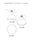 HARD-PRESSED GLASS LIGHT EMITTING DIODE FLOOD LAMP diagram and image