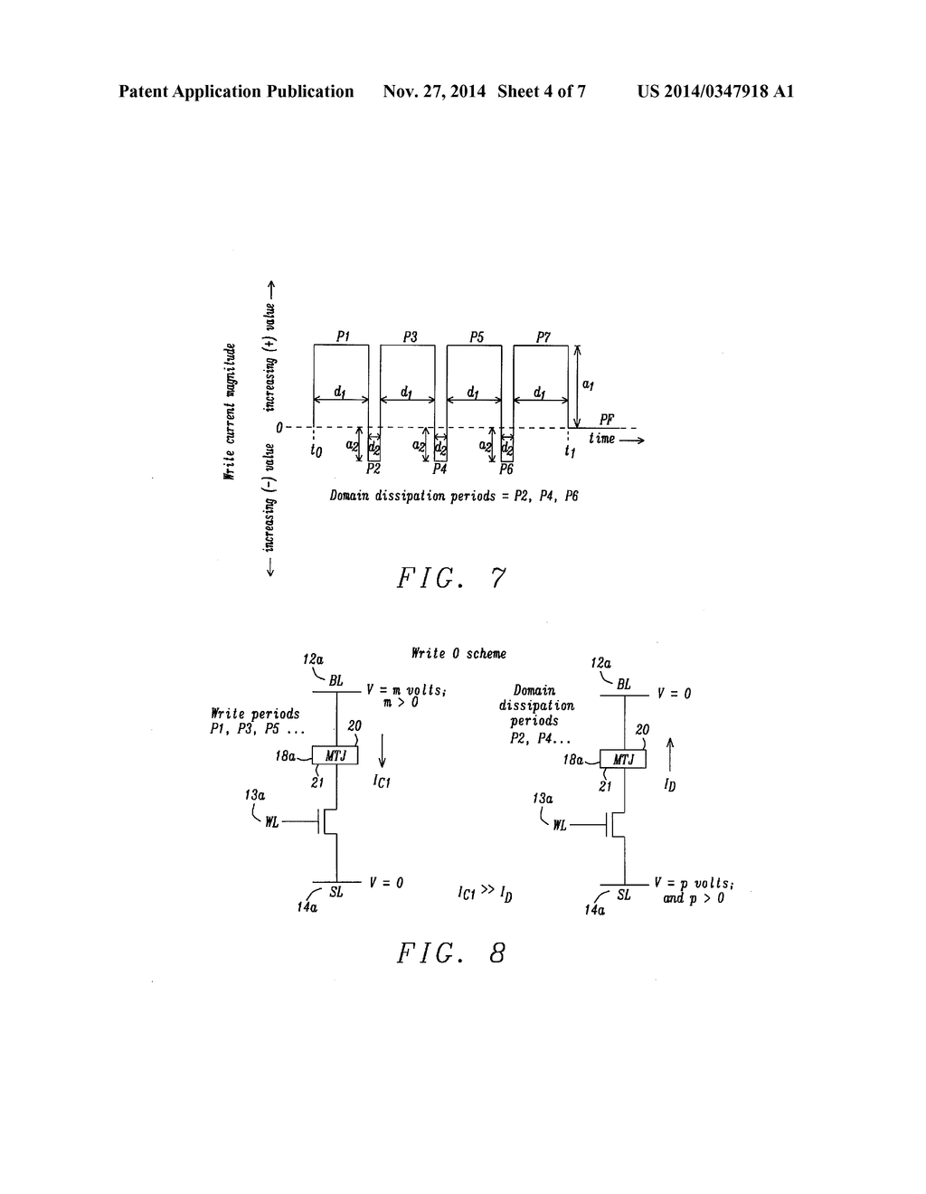 MRAM Write Pulses to Dissipate Intermediate State Domains - diagram, schematic, and image 05