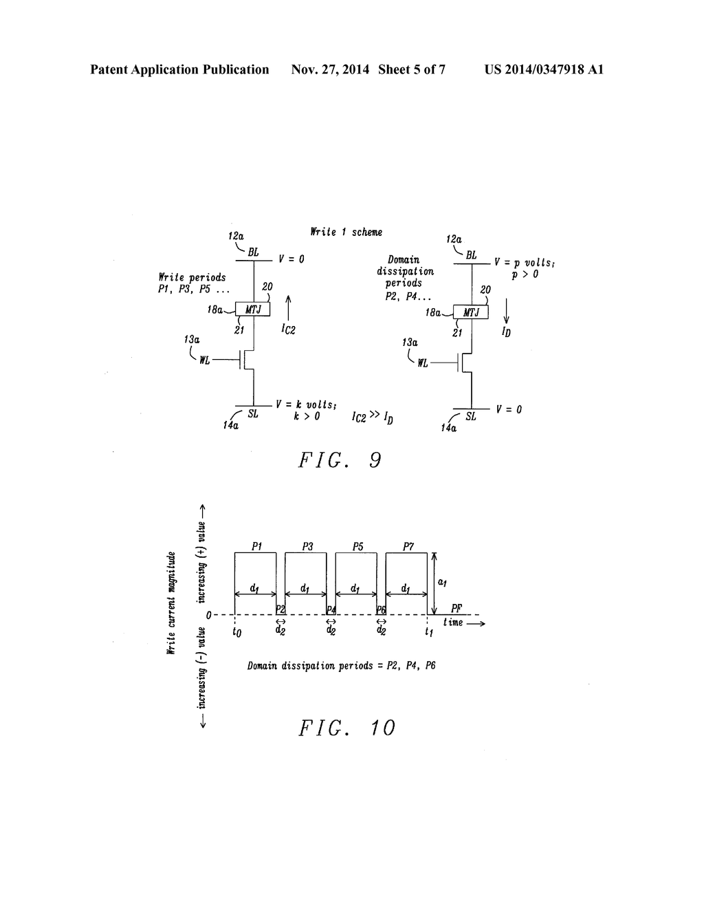 MRAM Write Pulses to Dissipate Intermediate State Domains - diagram, schematic, and image 06