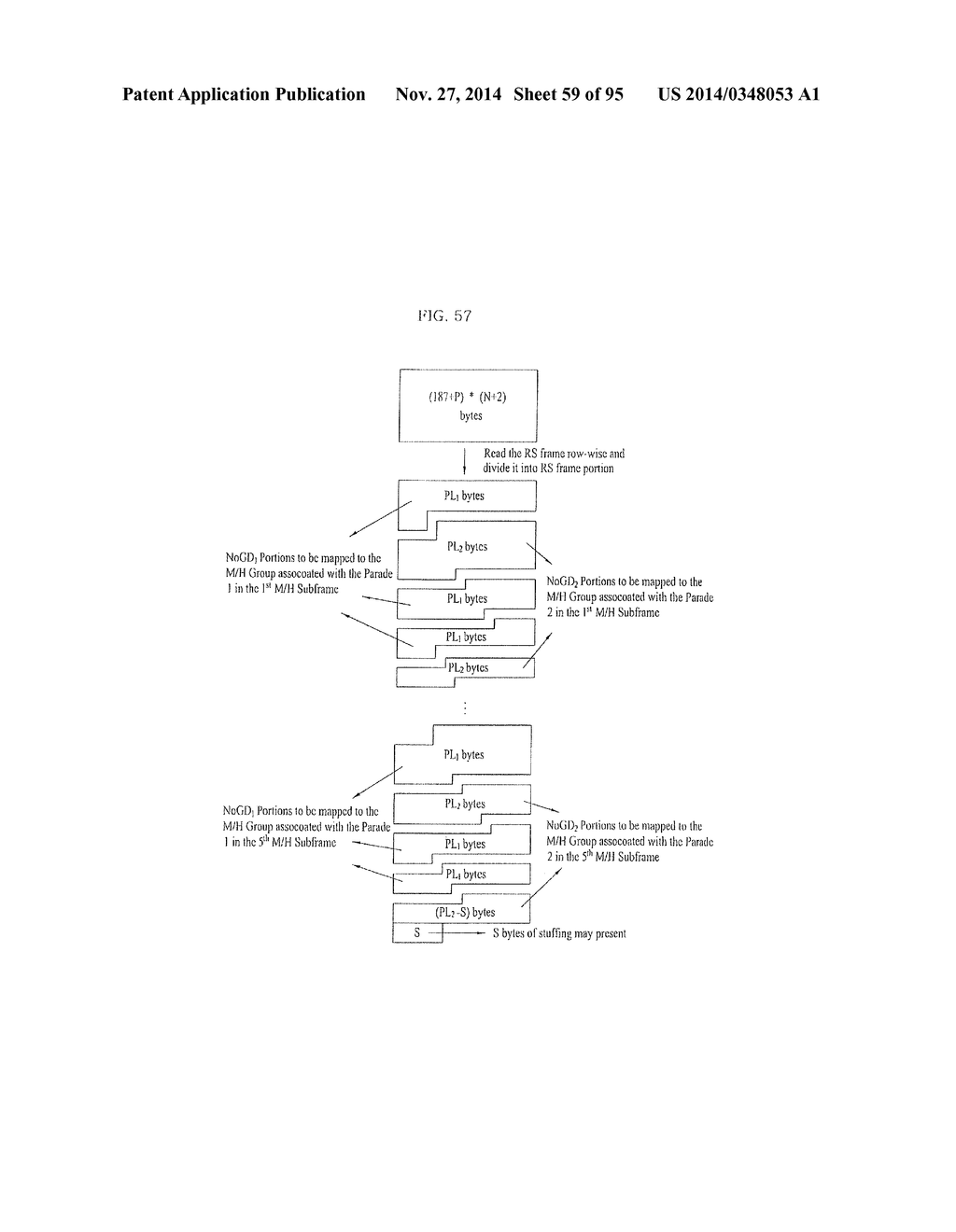 DIGITAL BROADCASTING SYSTEM AND METHOD FOR TRANSMITTING AND RECEIVING     DIGITAL BROADCAST SIGNAL - diagram, schematic, and image 60