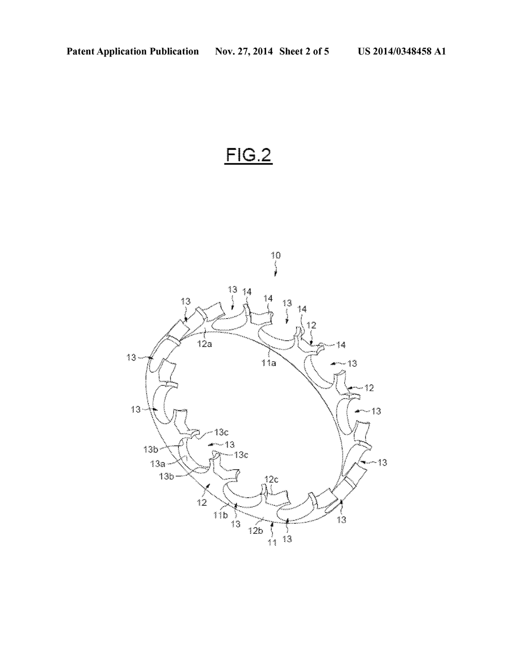 CAGE FOR A ROLLING BEARING, NOTABLY FOR A MOTOR VEHICLE ELECTRIC POWER     STEERING BEARING - diagram, schematic, and image 03