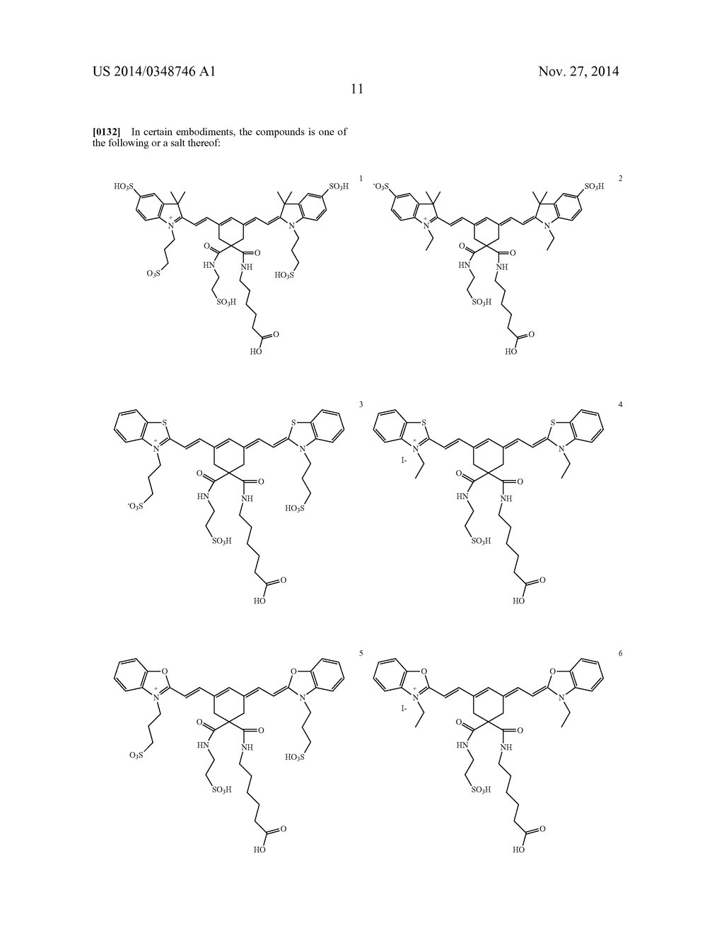 4,4-DISUBSTITUTED CYCLOHEXYL BRIDGED HEPTAMETHINE CYANINE DYES AND USES     THEREOF - diagram, schematic, and image 14