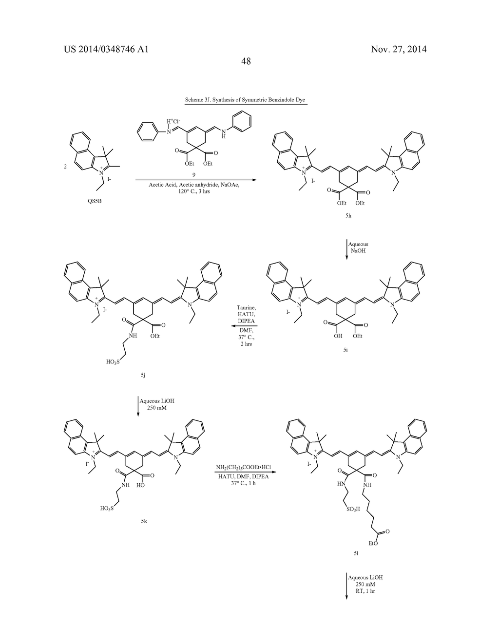 4,4-DISUBSTITUTED CYCLOHEXYL BRIDGED HEPTAMETHINE CYANINE DYES AND USES     THEREOF - diagram, schematic, and image 51