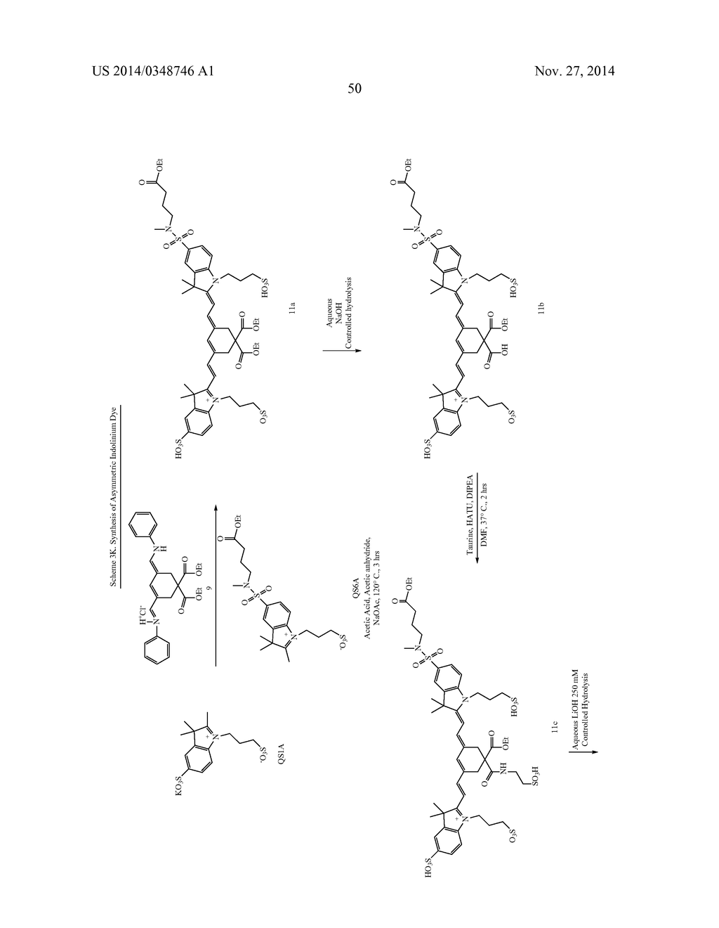 4,4-DISUBSTITUTED CYCLOHEXYL BRIDGED HEPTAMETHINE CYANINE DYES AND USES     THEREOF - diagram, schematic, and image 53