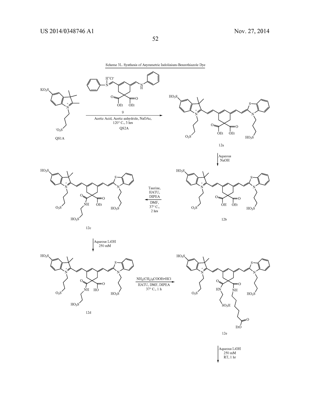 4,4-DISUBSTITUTED CYCLOHEXYL BRIDGED HEPTAMETHINE CYANINE DYES AND USES     THEREOF - diagram, schematic, and image 55