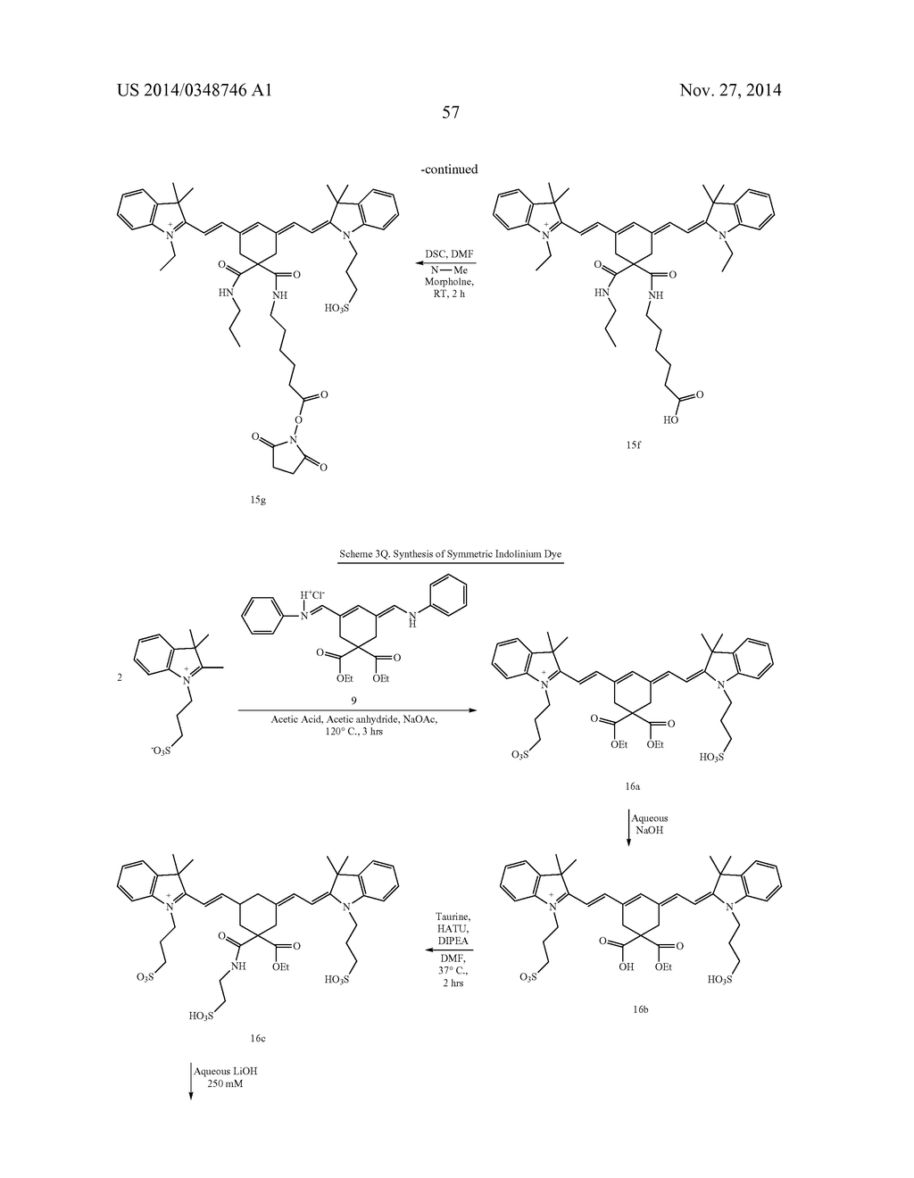 4,4-DISUBSTITUTED CYCLOHEXYL BRIDGED HEPTAMETHINE CYANINE DYES AND USES     THEREOF - diagram, schematic, and image 60