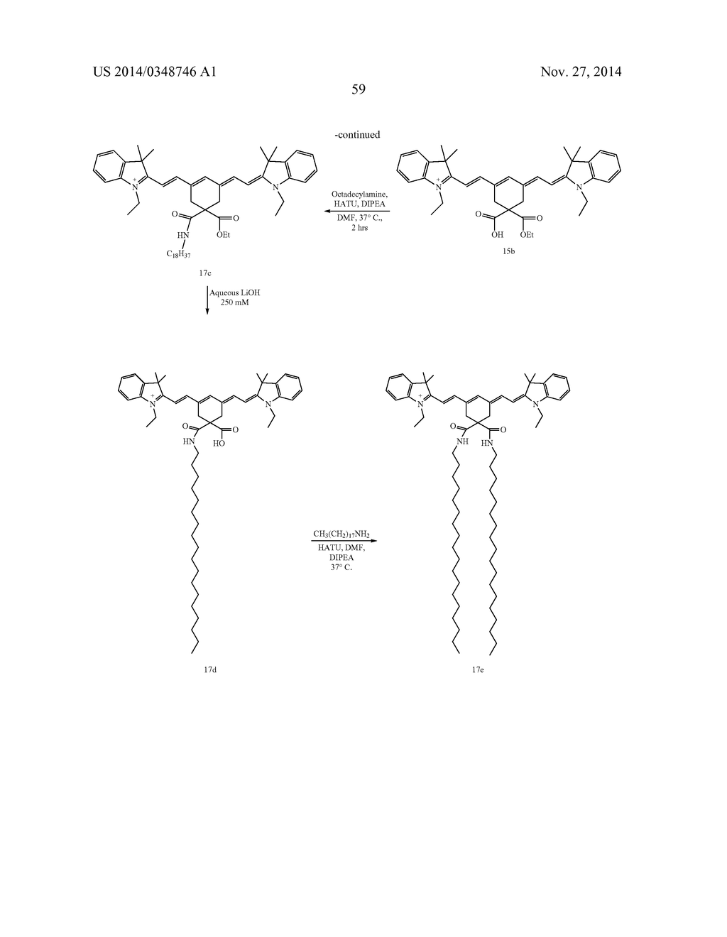 4,4-DISUBSTITUTED CYCLOHEXYL BRIDGED HEPTAMETHINE CYANINE DYES AND USES     THEREOF - diagram, schematic, and image 62