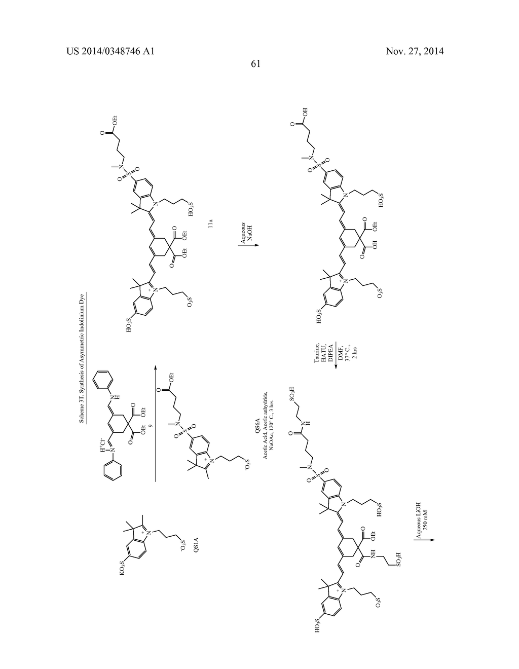 4,4-DISUBSTITUTED CYCLOHEXYL BRIDGED HEPTAMETHINE CYANINE DYES AND USES     THEREOF - diagram, schematic, and image 64