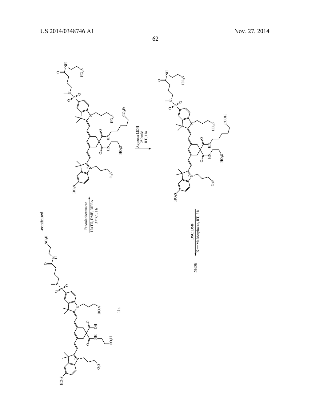 4,4-DISUBSTITUTED CYCLOHEXYL BRIDGED HEPTAMETHINE CYANINE DYES AND USES     THEREOF - diagram, schematic, and image 65
