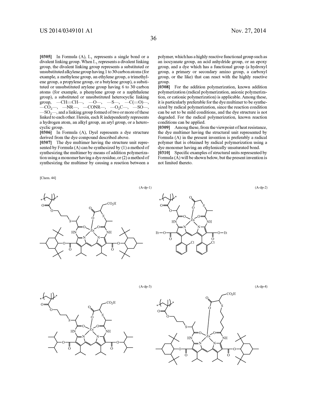 COLORED RADIATION-SENSITIVE COMPOSITION, COLORED CURED FILM, COLOR FILTER,     PATTERN FORMING METHOD, COLOR FILTER PRODUCTION METHOD, SOLID-STATE IMAGE     SENSOR, AND IMAGE DISPLAY DEVICE - diagram, schematic, and image 37