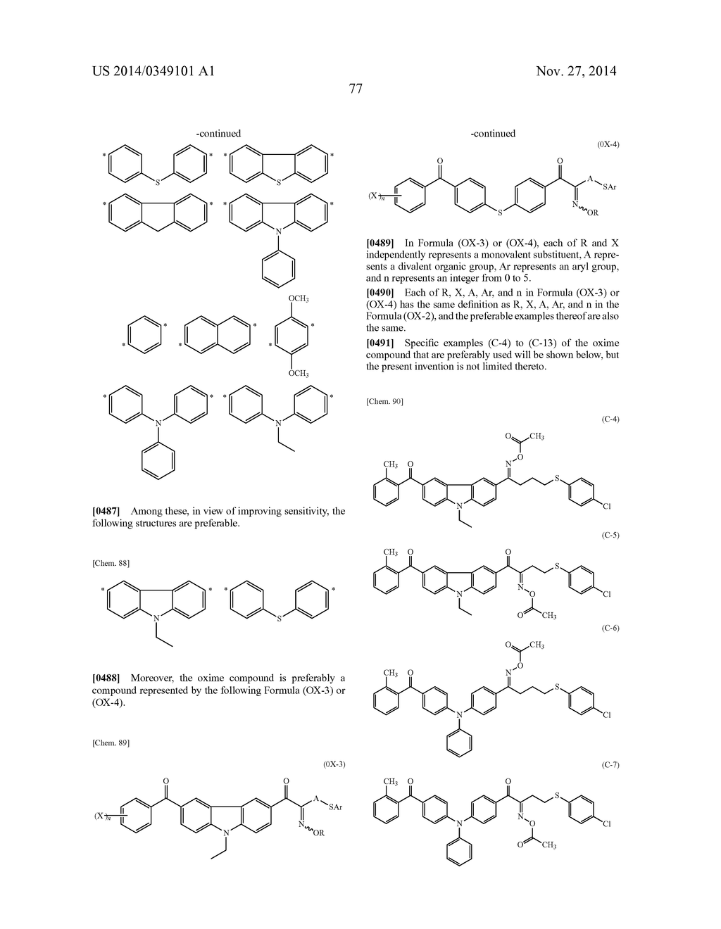 COLORED RADIATION-SENSITIVE COMPOSITION, COLORED CURED FILM, COLOR FILTER,     PATTERN FORMING METHOD, COLOR FILTER PRODUCTION METHOD, SOLID-STATE IMAGE     SENSOR, AND IMAGE DISPLAY DEVICE - diagram, schematic, and image 78