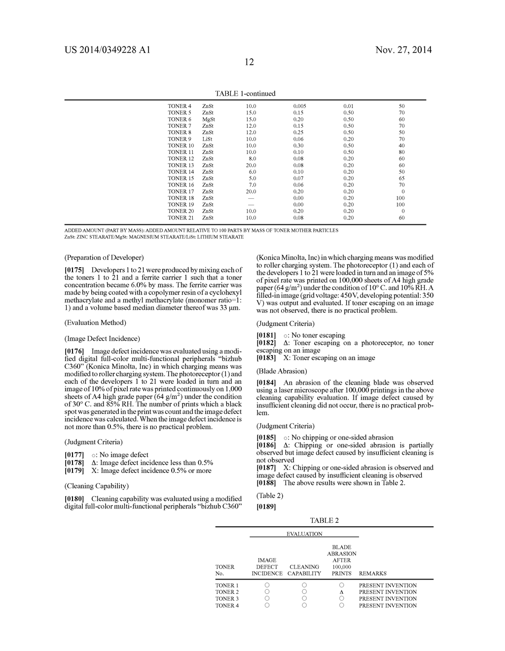 ELECTROSTATIC LATENT IMAGE DEVELOPING TONER, PRODUCTION METHOD OF THE     TONER FOR ELECTROSTATIC LATENT IMAGE DEVELOPMENT AND ELECTROPHOTOGRAPHIC     IMAGE FORMATION METHOD - diagram, schematic, and image 15