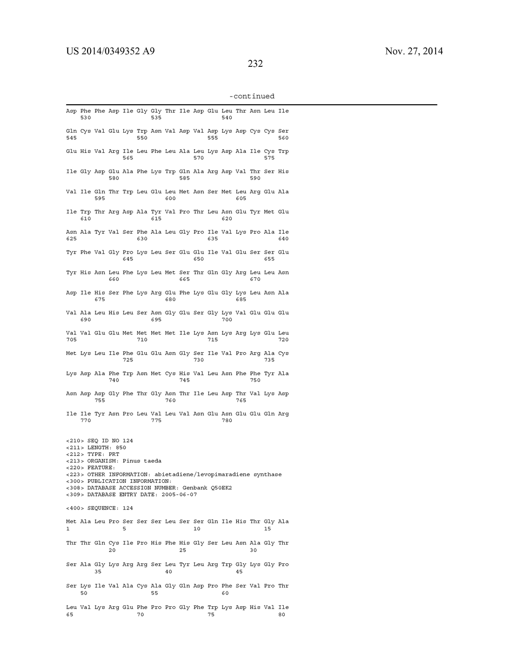 Sclareol and labdenediol diphosphate synthase polypeptides, encoding     nucleic acid molecules and uses thereof - diagram, schematic, and image 260