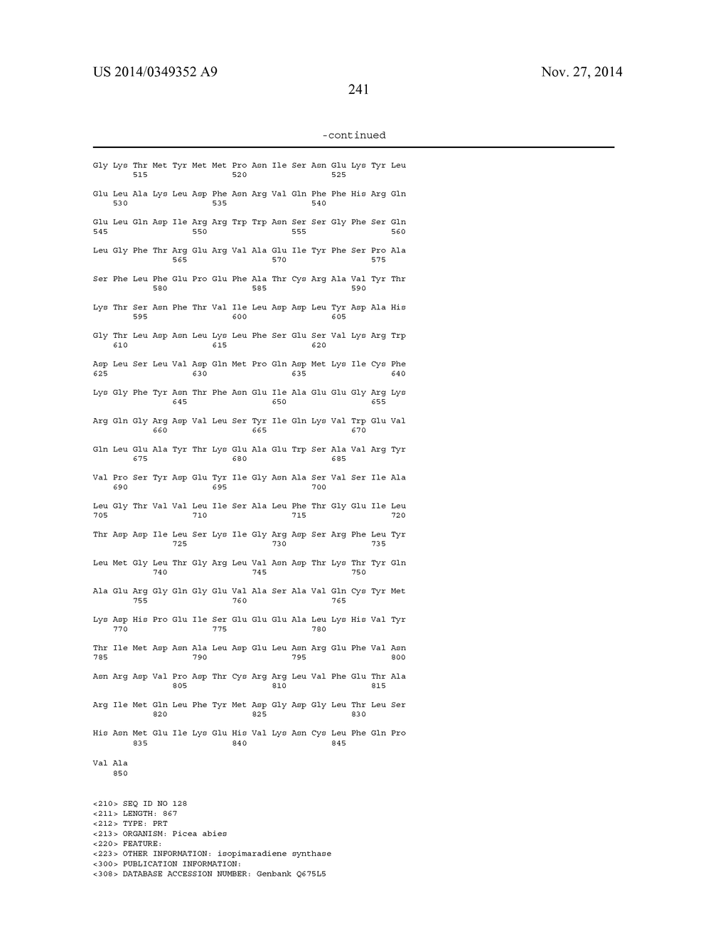 Sclareol and labdenediol diphosphate synthase polypeptides, encoding     nucleic acid molecules and uses thereof - diagram, schematic, and image 269