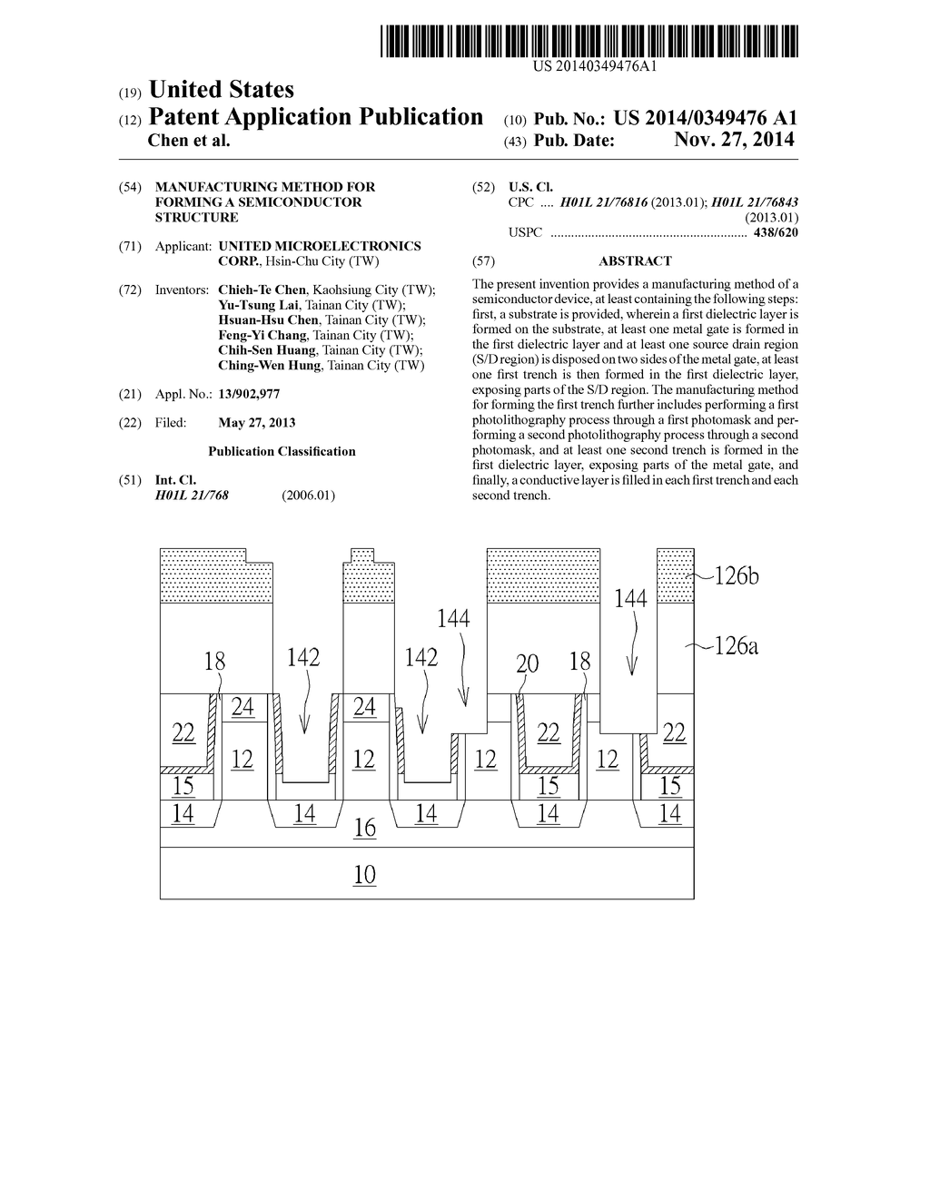 MANUFACTURING METHOD FOR FORMING A SEMICONDUCTOR STRUCTURE - diagram, schematic, and image 01