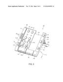 PORTABLE INFORMATION TERMINAL HOLDING BASE AND DESK TELEPHONE diagram and image