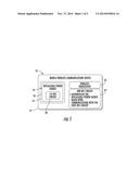 MOBILE WIRELESS COMMUNICATIONS DEVICE TO AUTHENTICATE A REMOVABLE POWER     SOURCE VIA NFC COMMUNICATIONS AND ASSOCIATED METHODS diagram and image