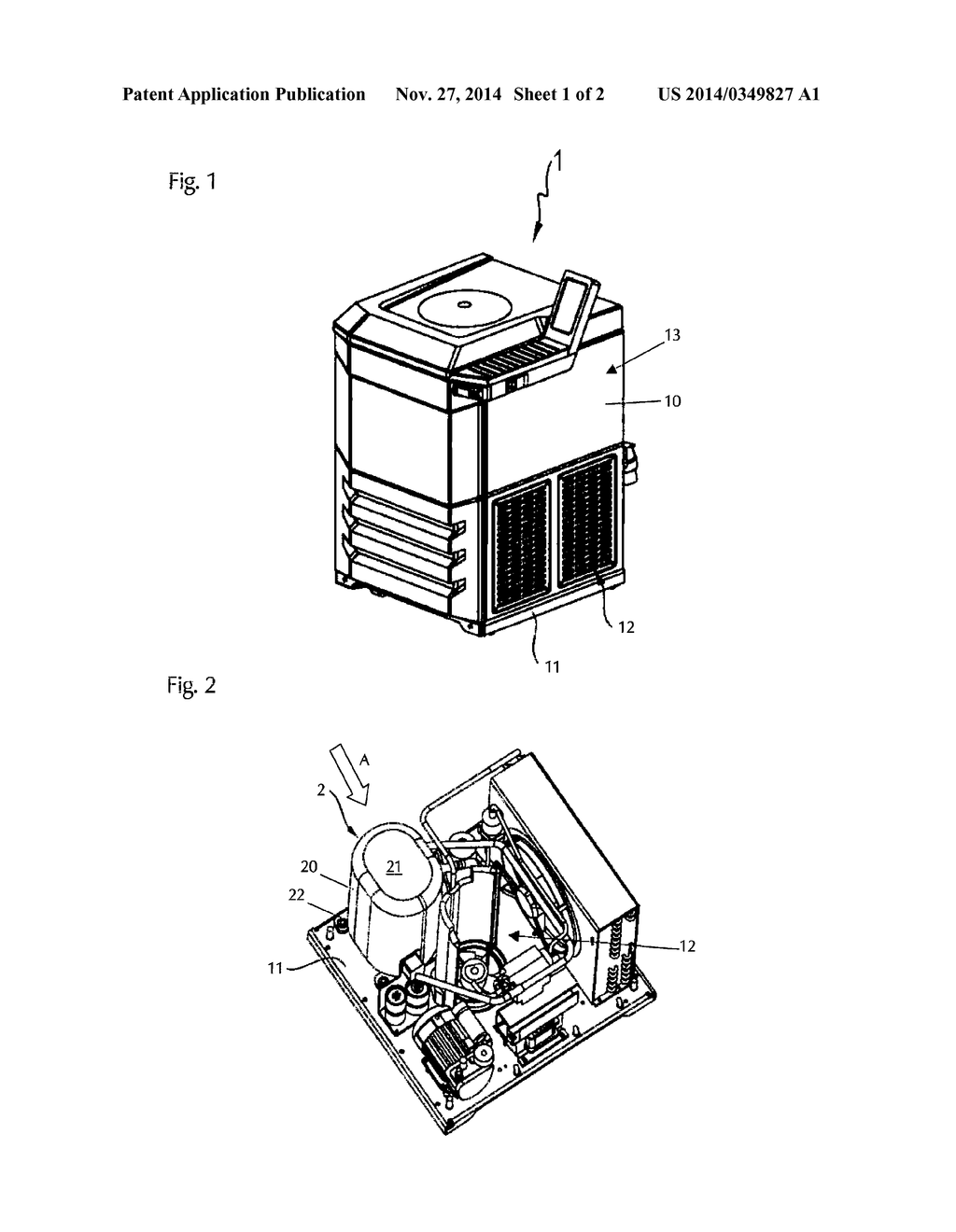 LABORATORY CENTRIFUGE HAVING INSULATED COMPRESSOR - diagram, schematic, and image 02