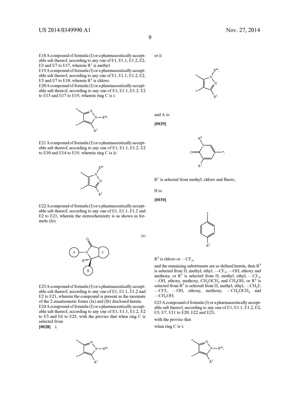 Pyrazolopyrrolidine Derivatives and their Use in the Treatment of Disease - diagram, schematic, and image 10