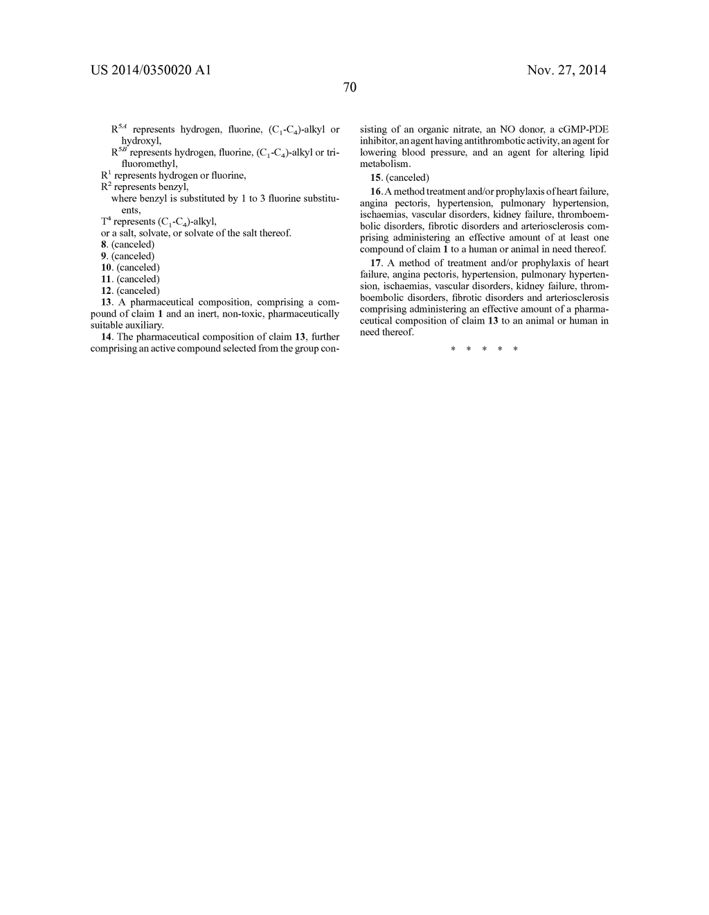 RING-FUSED PYRIMIDINES AND TRIAZINES AND USE THEREOF FOR THE TREATMENT     AND/OR PROPHYLAXIS OF CARDIOVASCULAR DISEASES - diagram, schematic, and image 71