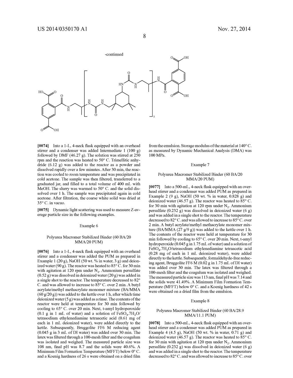 POLYUREA MACROMER AND LATEXES THEREOF - diagram, schematic, and image 09