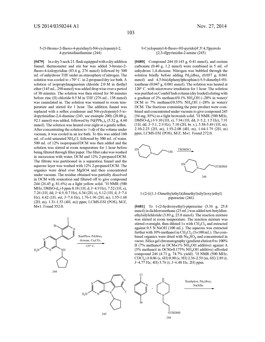 FUSED PYRIDINE, PYRIMIDINE AND TRIAZINE COMPOUNDS AS CELL CYCLE INHIBITORS - diagram, schematic, and image 104