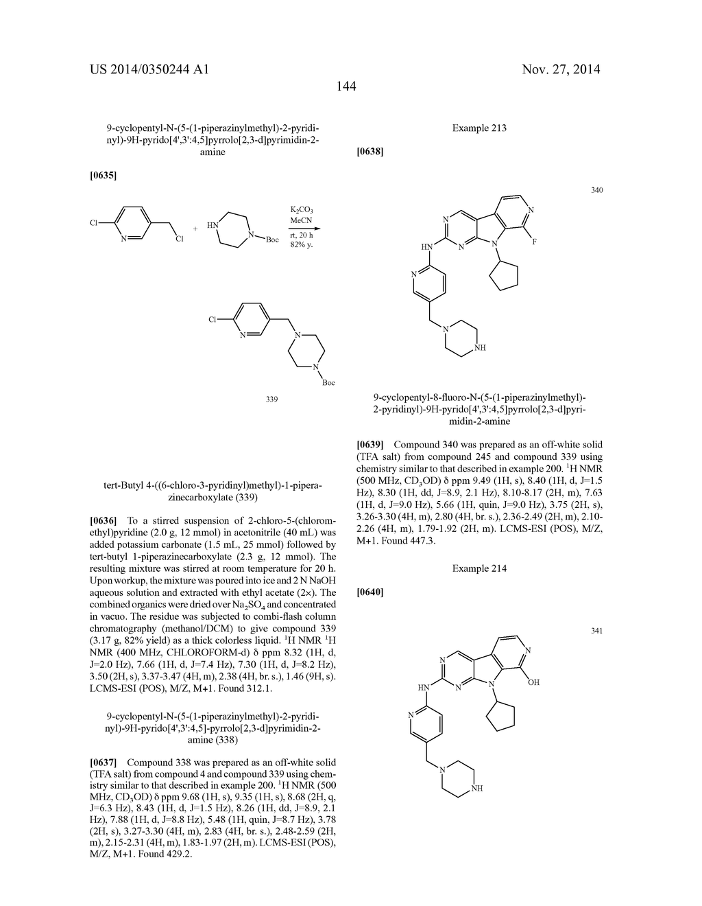 FUSED PYRIDINE, PYRIMIDINE AND TRIAZINE COMPOUNDS AS CELL CYCLE INHIBITORS - diagram, schematic, and image 145