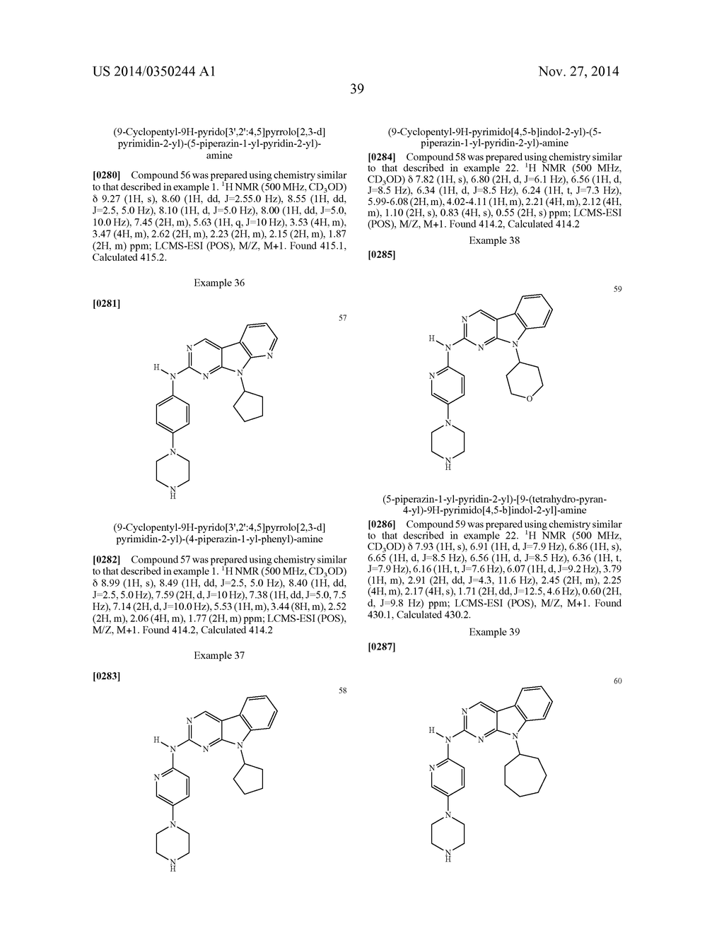 FUSED PYRIDINE, PYRIMIDINE AND TRIAZINE COMPOUNDS AS CELL CYCLE INHIBITORS - diagram, schematic, and image 40