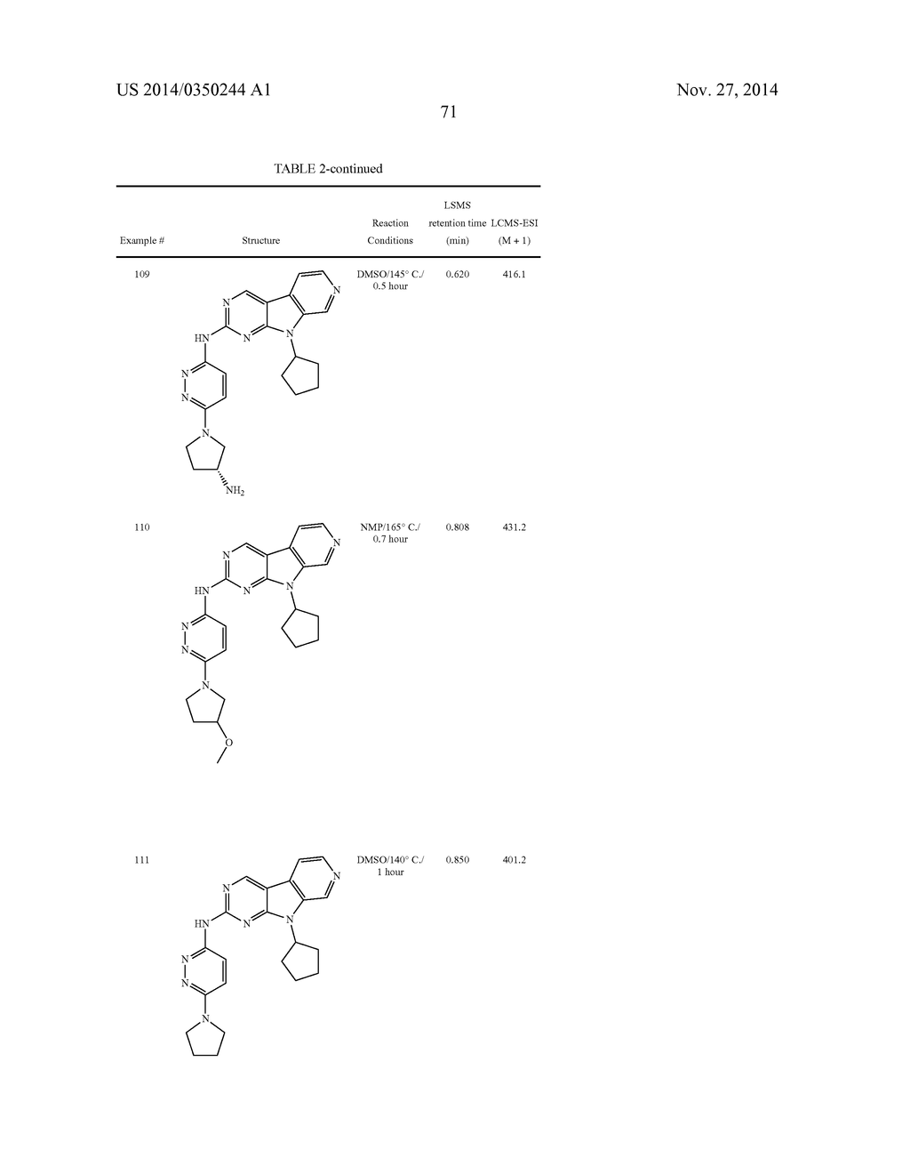 FUSED PYRIDINE, PYRIMIDINE AND TRIAZINE COMPOUNDS AS CELL CYCLE INHIBITORS - diagram, schematic, and image 72