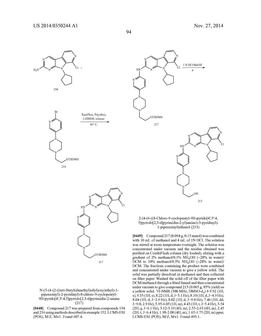 FUSED PYRIDINE, PYRIMIDINE AND TRIAZINE COMPOUNDS AS CELL CYCLE INHIBITORS - diagram, schematic, and image 95