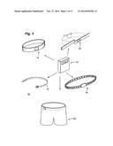 WEARABLE FITNESS DEVICE AND FITNESS DEVICE INTERCHANGEABLE WITH PLURAL     WEARABLE ARTICLES diagram and image