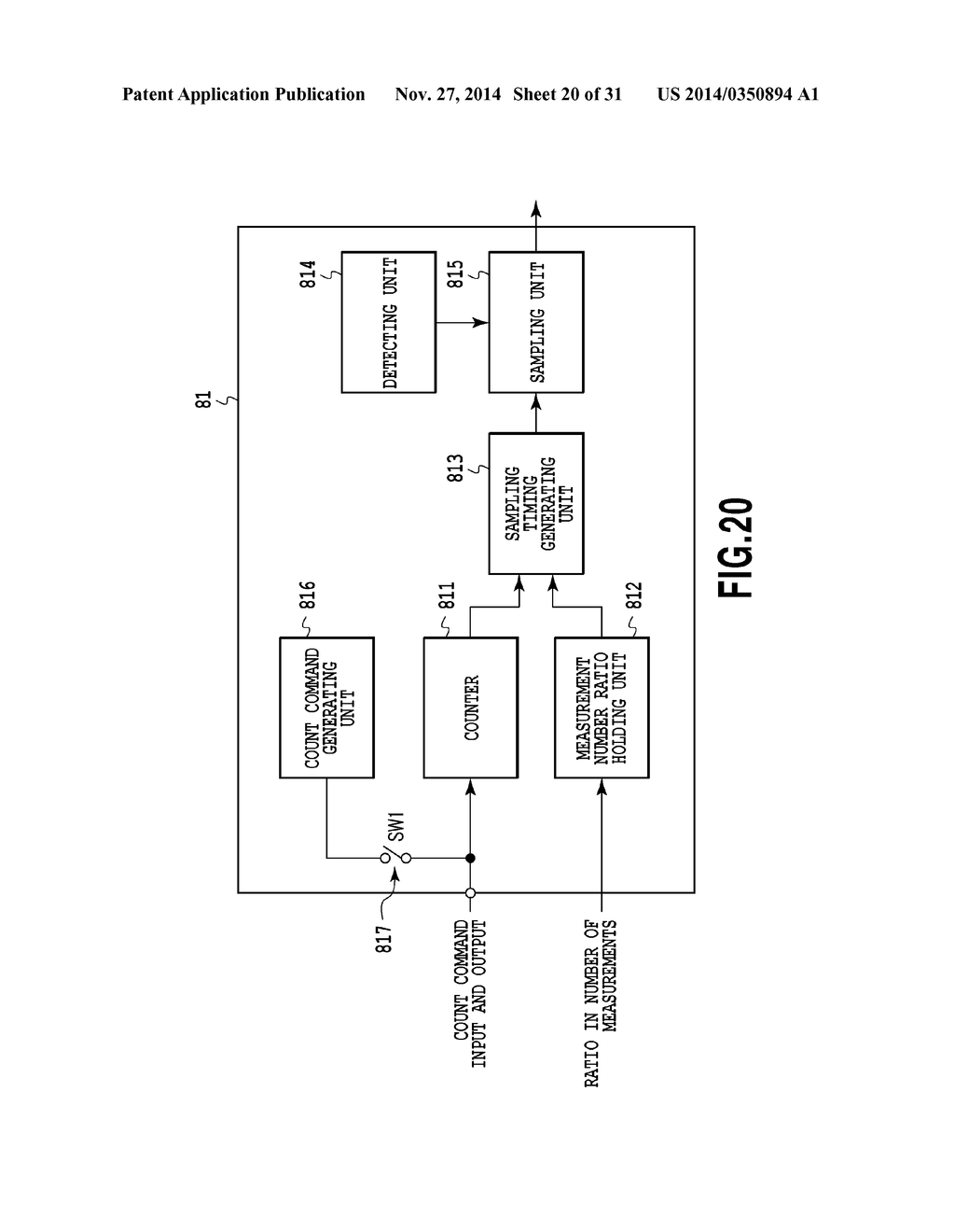 Sensor Device with Sampling Function, and Sensor Data Processing System     Using Same - diagram, schematic, and image 21