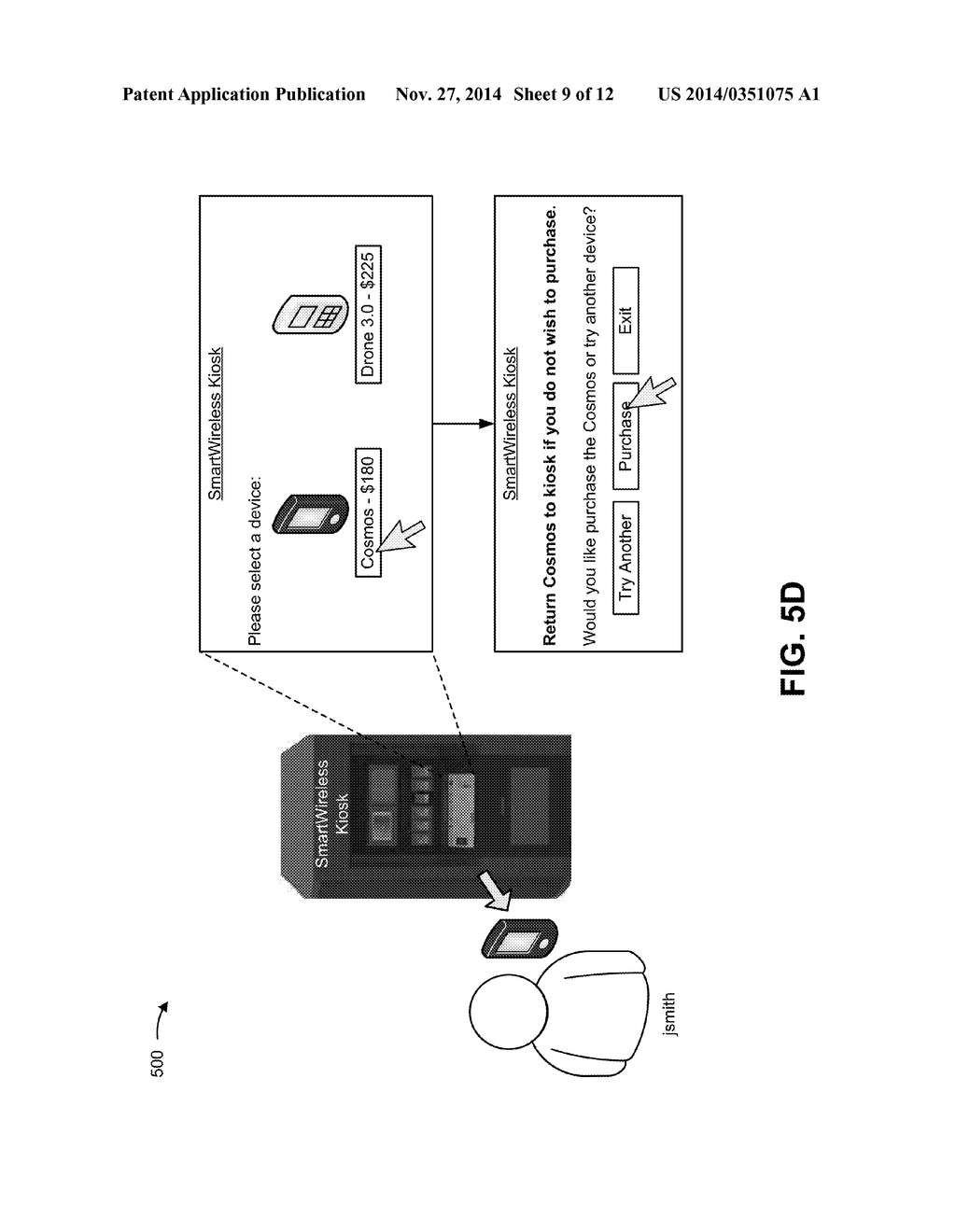 KIOSK FOR DISPENSING AND ACTIVATING USER DEVICES - diagram, schematic, and image 10