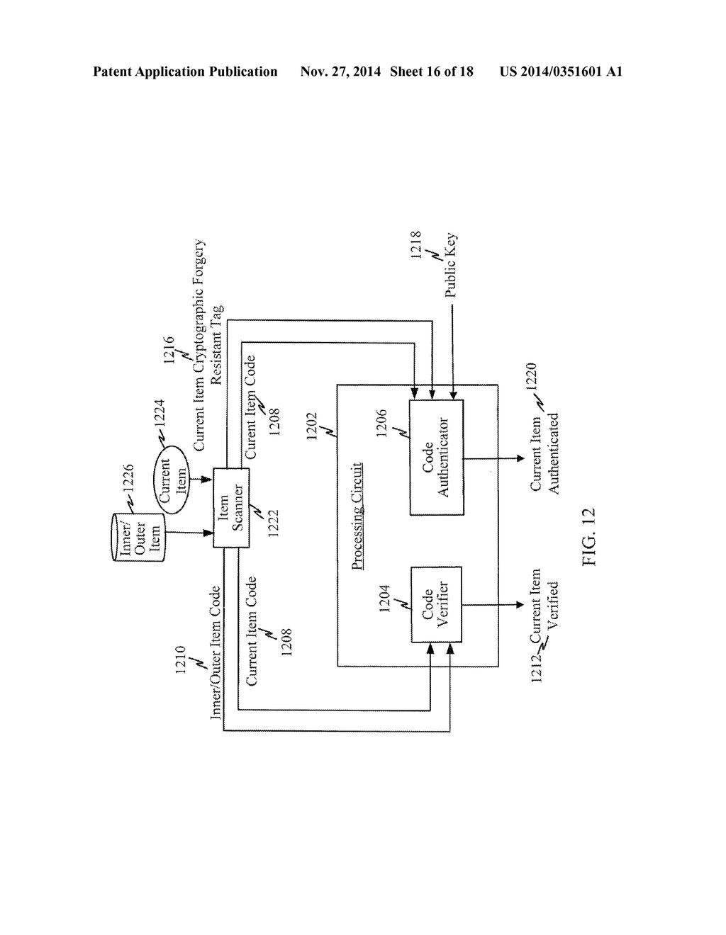 PRODUCT AUTHENTICATION USING END-TO-END CRYPTOGRAPHIC SCHEME - diagram, schematic, and image 17