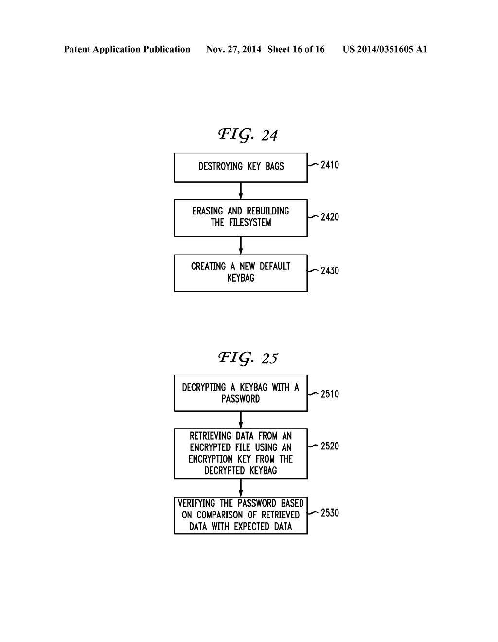 SYSTEM AND METHOD FOR WIPING ENCRYPTED DATA ON A DEVICE HAVING FILE-LEVEL     CONTENT PROTECTION - diagram, schematic, and image 17