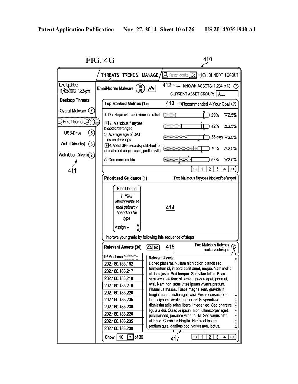 SYSTEMS AND METHODS FOR ASSESSING SECURITY FOR A NETWORK OF ASSETS AND     PROVIDING RECOMMENDATIONS - diagram, schematic, and image 11