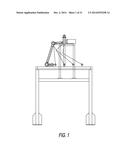 FESTOONING DEVICE AND METHOD FOR PACKAGING A CONTINUOUS LENGTH OF MATERIAL     INTO A CONTAINER diagram and image