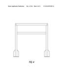 FESTOONING DEVICE AND METHOD FOR PACKAGING A CONTINUOUS LENGTH OF MATERIAL     INTO A CONTAINER diagram and image