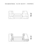 FESTOONING DEVICE AND METHOD FOR PACKAGING A CONTINUOUS LENGTH OF MATERIAL     INTO A CONTAINER diagram and image