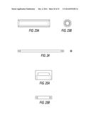 FESTOONING DEVICE AND METHOD FOR PACKAGING A CONTINUOUS LENGTH OF MATERIAL     INTO A CONTAINER diagram and image