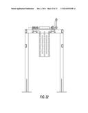 FESTOONING DEVICE AND METHOD FOR PACKAGING A CONTINUOUS LENGTH OF MATERIAL     INTO A CONTAINER diagram and image