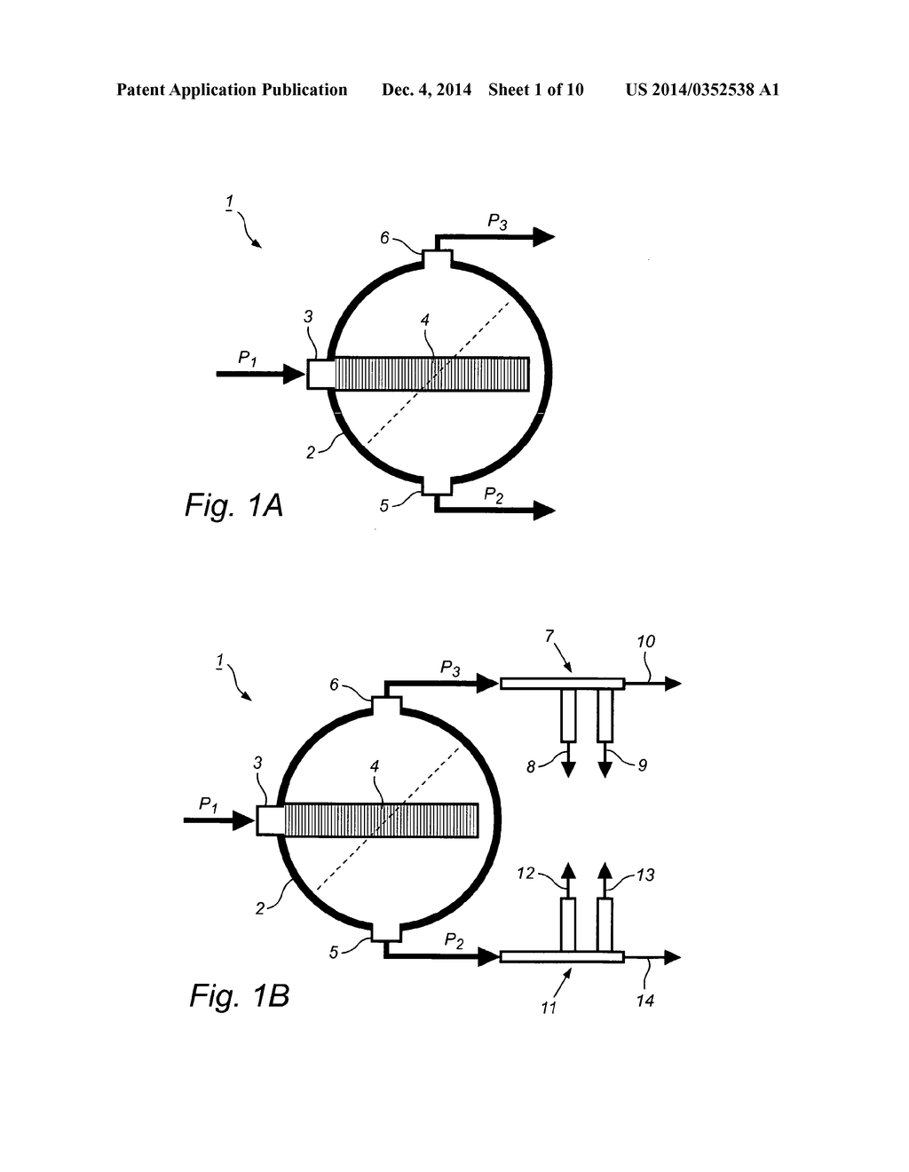 Spherical Separation Device and Method for Separation - diagram, schematic, and image 02