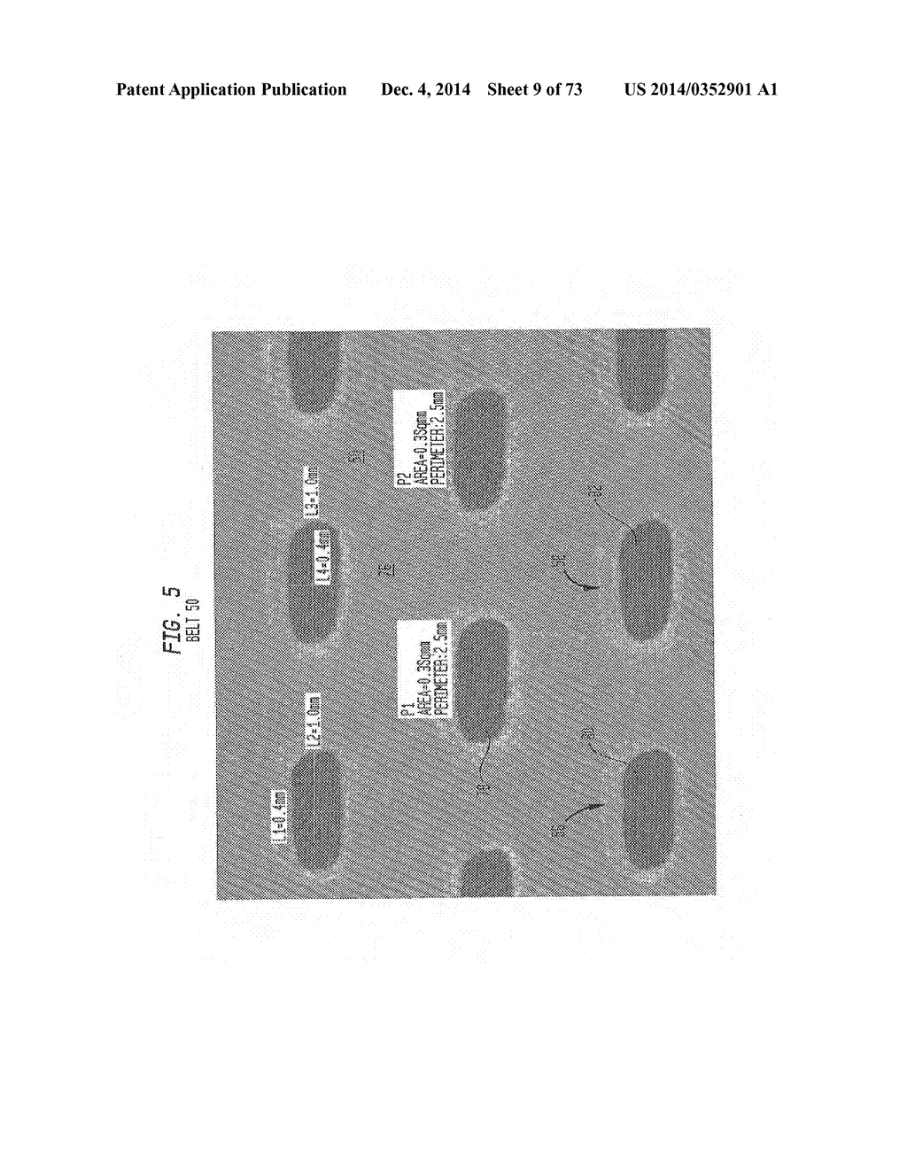 METHOD OF MAKING A BELT-CREPED, ABSORBENT CELLULOSIC SHEET WITH A     PERFORATED BELT - diagram, schematic, and image 10