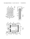 Filter with heating medium and filter element of a filter diagram and image